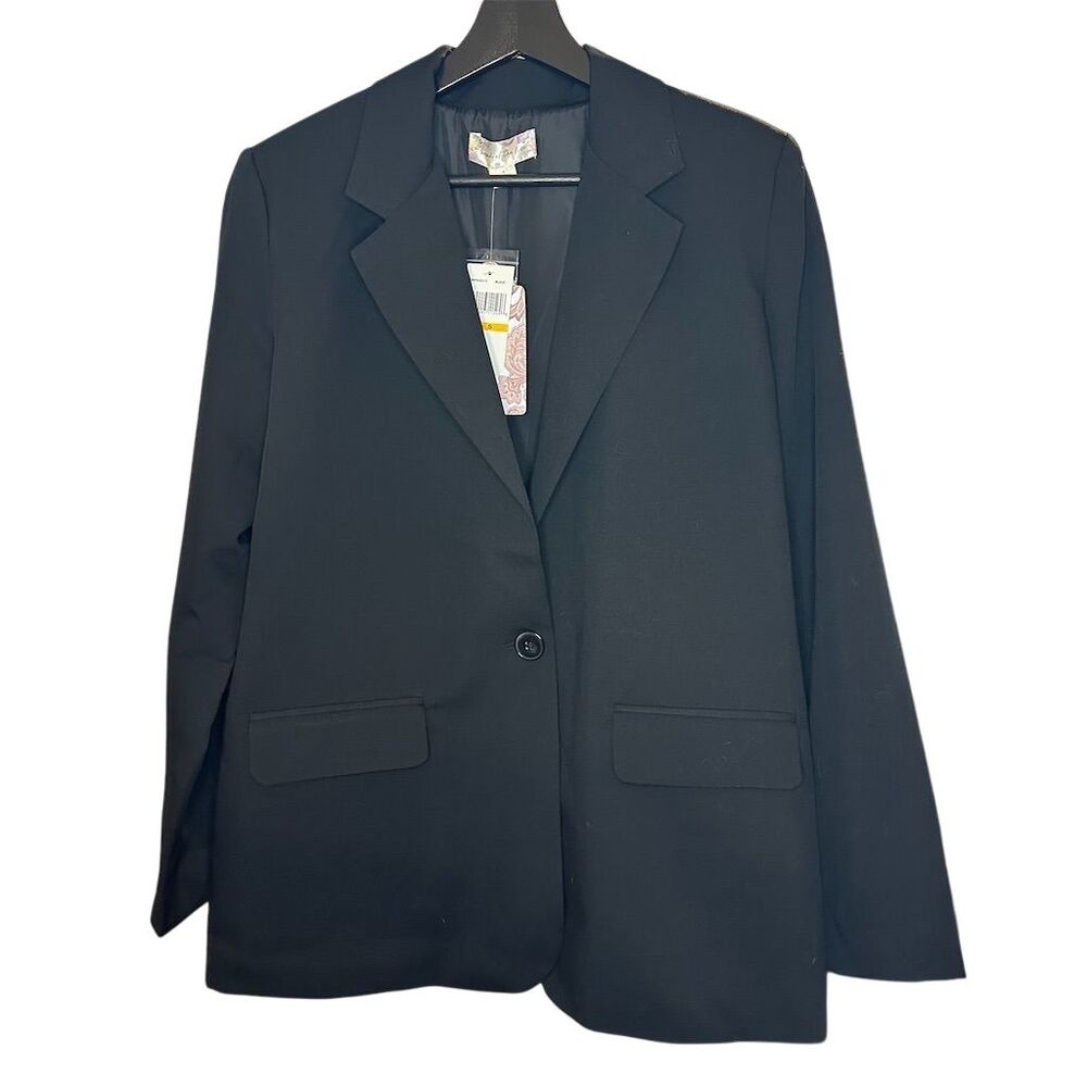 Band of the Free Women's Black Oversized Blazer Size S Casual